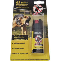 Перцовый (газовый) баллончик «AntiDog» 65 мл, аэрозольно-струйный Перцовый (газовый) баллончик «AntiDog» 65 мл, аэрозольно-струйный