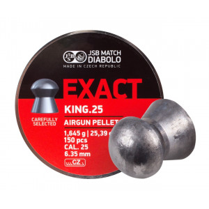 Пули JSB Diabolo Exact King 6,35 мм, 1,645 грамм, 350 штук