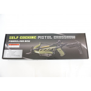 Арбалет-пистолет Man Kung MK-TCS2-BK Alligator, регул. приклад (черный)